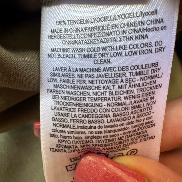 NWT Women’s Brooks Brothers Olive Green Sleeveless Dress size 4 - Picture 8 of 8